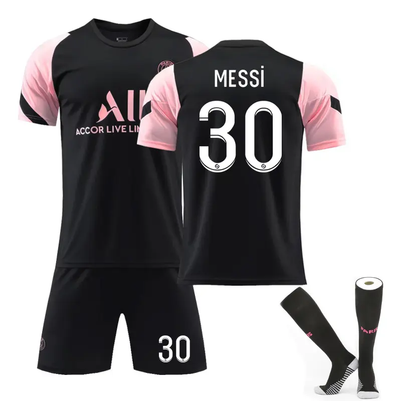 Customized Breathable Short-Sleeved Football Jerseys Suit Men Game Training Soccer Tracksuit