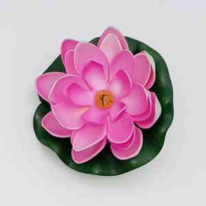 Decorazione piscina fiori galleggianti ninfea a oggetti di scena decorativi soggiorno EVA <span class=keywords><strong>fiore</strong></span> di loto - Product Image 5
