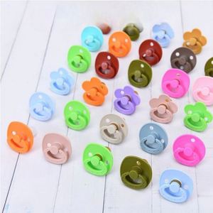 Sucette ronde en silicone de qualité alimentaire pour nouveau-nés de 0 à 6 mois, sans latex, sans BPA, tétine apaisante, cadeaux avec logo personnalisé - Product Image 4