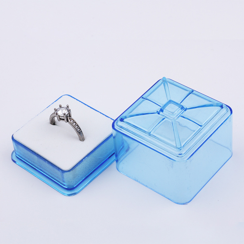 Quadratische Grohandel Gnstige Ring Box Kunststoff Transparente Ringe  Ohrringe Display Aufbewahrung sbox Schmucke tui Luxus Organizer| Alibaba.com