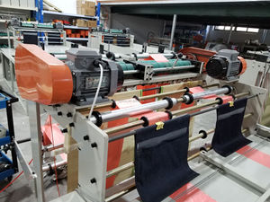 HSLJ-400x2 Automatische rolle ändern doppel linie kernlosen müll tasche maschine - Product Image 4