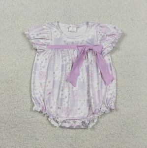 Ropa Ecológica para Bebés Recién Nacidos, Rompers con Flores Coloridas y Mangas Cortas con Volantes - Product Image 4