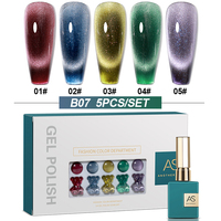 Vernis à Ongles 5 Couleurs Rose Nude UV Soak Gel Vernis Style Français Lampe LED Gelée Vernis à Ongles Gel Transparent pour Nail Art
