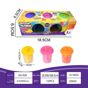 Kit de arcilla súper ligera para niños, seguro, suave y estirable, juguetes de arte educativos DIY, arena mágica similar a Playdough & Slime - Product Image 4