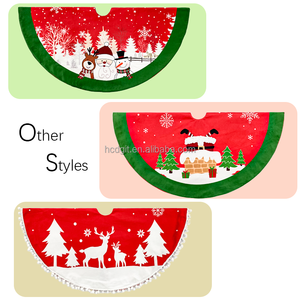 Trắng mạ vàng bông tuyết in Cây giáng sinh váy cho giáng sinh trang trí kỳ nghỉ Nguồn cung cấp - Product Image 5