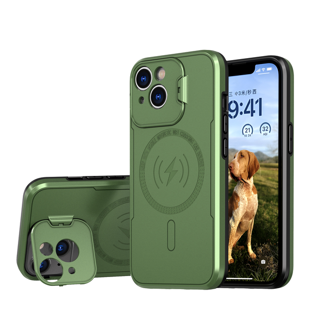 Redian Wholesale iPhone 13Pro Max & 14Pro Max Mobile Phone Back Cover New Available PC Material with Stand