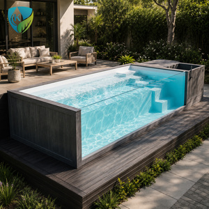 <span class=keywords><strong>Piscine</strong></span> hors sol en fibre de verre préfabriquée pour hôtel, complexe hôtelier, villa, entrepreneur extérieur - Product Image 6