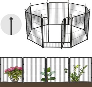 Grande pieghevole portatile in metallo da campeggio per cani da compagnia penne box e Run Puppy Fence Kennel Outdoor - Product Image 2