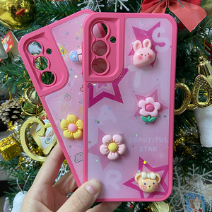 Funda móvil Tpu de 2,5mm, funda con patrón 3D de epoxi con purpurina degradada para <span class=keywords><strong>Vivo</strong></span> Y17S V30 V30lite con funda de Pc Tpu - Product Image 5