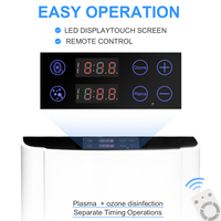 Purificador de Plasma y Ozono de Bajo Consumo (14W) Montable en Pared para Esterilización de Aire, Agua, Alimentos y Lavadora