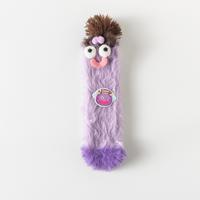 Chaussettes de sol en velours corail moche et mignonnes et drôles Chaussettes épaisses et chaudes à tube moyen de dessin animé Chaussettes de sommeil