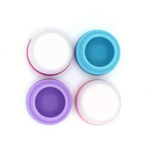 Pot de voyage en silicone de qualité alimentaire écologique pour femmes avec couvercle, logo personnalisé, 60 ml, anti-fuite, pour cosmétiques, maquillage, crème pour le visage - Product Image 4