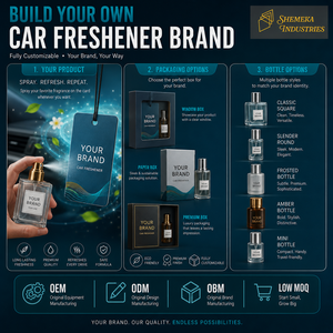 Parfum de luxe pour voiture avec fabrication de marque privée, désodorisant suspendu pour véhicule, conception de parfum personnalisée, personnalisation de la marque - Product Image 3