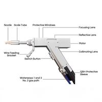 Tête de soudage laser portative SUP21T/23T avec système de soudeuse à commande automatique et alimentation en fil pour machine de nettoyage par soudage à fibre