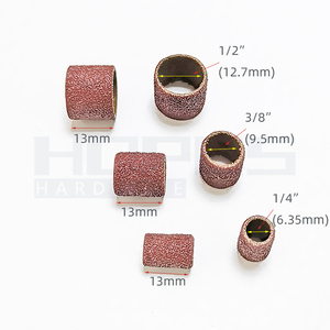 100 pièces <span class=keywords><strong>de</strong></span> grains abrasifs 80-600 #   Kit <span class=keywords><strong>de</strong></span> tambours abrasifs <span class=keywords><strong>Dremel</strong></span> 1/2, 3/8, 1/4 avec mandrins <span class=keywords><strong>de</strong></span> 1/8 (2,35 mm) pour meuleuse rotative et outils <span class=keywords><strong>de</strong></span> <span class=keywords><strong>ponçage</strong></span> - Product Image 3