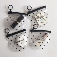 Sac à fermeture éclair en PVC pour bijoux, étanche à l'humidité, pour lunettes, bagues en fourrure, bracelets, pierres précieuses, impression par gravure, vêtements, colliers recyclables