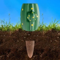 Piques d'arrosage automatique en terre cuite en forme de cactus pour plantes d'intérieur et d'extérieur, lot de 4