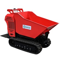 Mini-dumper chinois 500 kg de charge, 4 roues, mini-dumper agricole, brouette motorisée