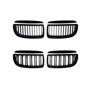 Calandre avant ABS, calandre à double ou simple lamelles pour BMW Série 3 E90 2005-2008, calandre avant pour voiture pré-LCI - Product Image 2