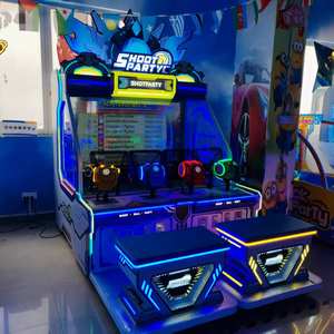 Buena calidad Shot Party 4 jugadores Shooting Ball Machine Ticket Juego de lotería Juegos que funcionan con monedas para Game Center - Product Image 4