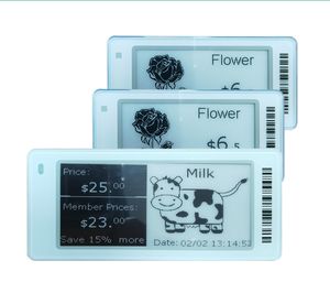 Supermercado congelador Exhibición de alimentos etiqueta de precio 2,13 "Estante electrónico Etiqueta ESL no Estación de marca inteligente Esl Etiqueta de precio Supermercado - Product Image 1