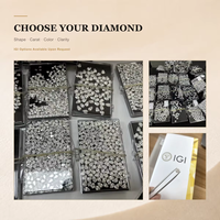 Bague de mariage éternelle en or massif 10K 14K 18K avec diamants de laboratoire DEF taille ronde 1,2 mm, personnalisable en gros