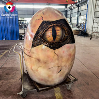 Œufs de dinosaure animatroniques personnalisables, yeux robotisés pour œufs de dinosaure, yeux de dinosaure pour parc à thème