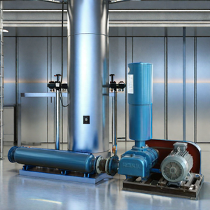 Hoge Efficiëntie Groot Luchtvolume Nieuwe Generatie Visteelt Beluchter Vijver Wortels Blower Vacuümpomp Viskweek Vijver Management - Product Image 2