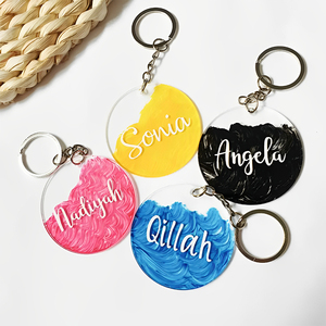 Custom Logo <b>Anime</b> Acrylic <b>Keychain</b> with UV Printing Clear Design Personalized Name Tassel Detail-Promotion Gift - Product Image 6
