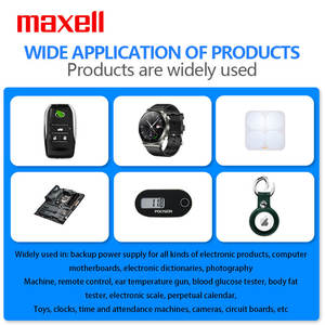 Аккумулятор <span class=keywords><strong>Maxell</strong></span> CR2032 3 В, подходит для комплекта, Автомобильный ключ, пульт дистанционного управления, материнская плата компьютера - Product Image 3