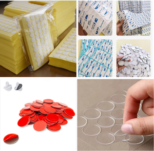 HLK Feuilles adhésives découpées sur mesure en mousse acrylique nano EVA robuste, avec deux points adhésifs double face - Product Image 2