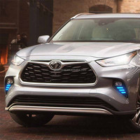 Feux antibrouillard LED pour Toyota Highlander 2022 - 2024, modification automobile, DRL, feux antibrouillard de pare-chocs avant, accessoires d'éclairage extérieur de voiture