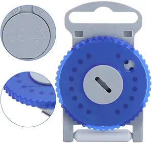 Roda de proteção de cera azul para aparelhos auditivos, filtro de cera para uso lateral esquerdo, armadilhas de cera