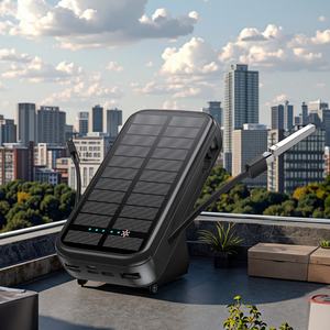 Cargador Solar de Emergencia para Exteriores, 16000mAh PD20W, Batería Externa Multifunción de Gran Capacidad con Cable Integrado - Product Image 4