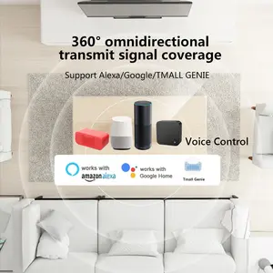 Tuya Smart IR Controller WiFi Blaster telecomando Wireless a infrarossi per condizionatore d'aria TV, DVD ecc., Alexa,Google Home Square