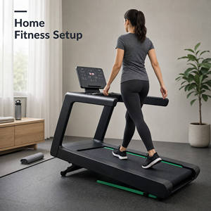 Tapis roulant commercial avec clé de sécurité d'arrêt d'urgence pour la protection des salles de sport - Product Image 2
