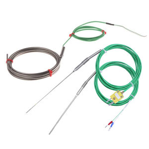 مستشعر حرارة مرن من نوع <span class=keywords><strong>Pt100</strong></span> Rtd بدرجة حرارة 1200 درجة مئوية، مزدوج حراري صناعي معزول بالمعادن من النوع <span class=keywords><strong>K</strong></span> - Product Image 6