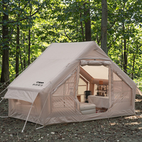 Tente gonflable de luxe étanche et durable, tissu Oxford et PVC pour les voyages en famille et le camping en plein air