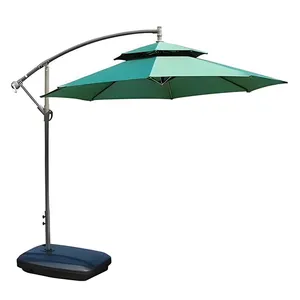 Offres spéciales Roma parapluies avec cadre extérieur jardin Patio parasol offset haute qualité luxe grande taille extérieur jardin Patio Offset