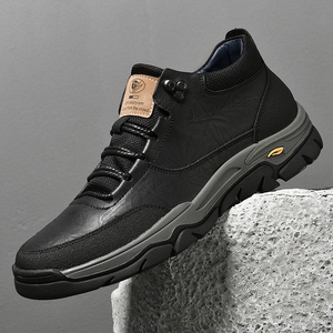 カジュアルシューズメンズファッショナブルで快適なブランドのレザーレースアップLe <span class=keywords><strong>Fu</strong></span>メンズカジュアルシューズ快適なメンズシューズ - Product Image 3