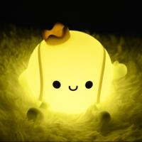 Soft Glow Silicone Tennis Ball Night Light Décoration sportive pour les tout-petits Chambres d'enfants