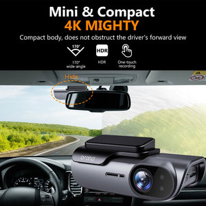 Dash <b>Camera</b> 4K Dual Recording 170 Degree Wide Angle F2.0 Lens Night Vision WiFi TF <b>Card</b> Support - Product Image 3