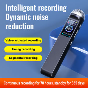Professionnel 4GB-64GB petit enregistreur vocal activé Microphone annulation du bruit Audio <span class=keywords><strong>Dictaphone</strong></span> lecteur MP3 Protection de sécurité Q99 - Product Image 5