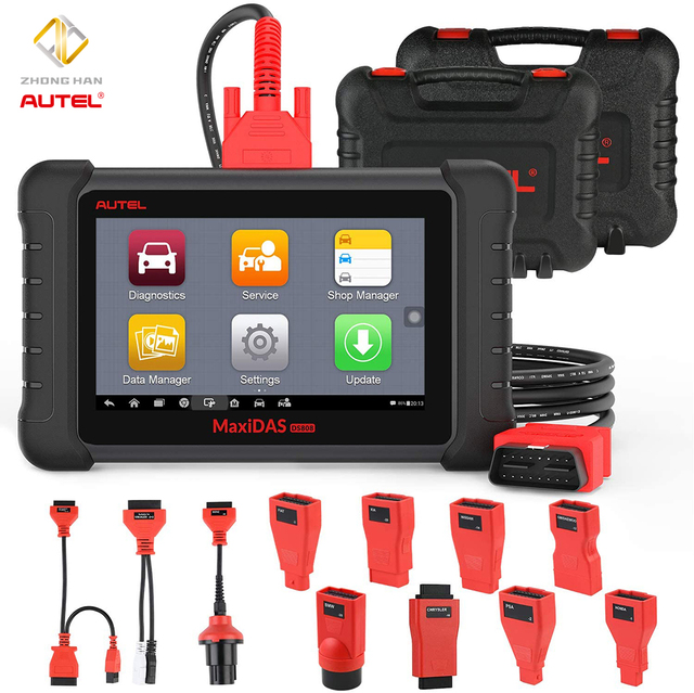 For Autel MaxiDAS DA808 Vehicle Diagnostic Tool Kit Advanced Auto Diagnosis Tablet for Car Maintenance Service