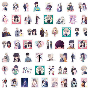 สติกเกอร์การ์ตูนญี่ปุ่นแนวโรแมนติกเรื่องมายแฮปปี้เมอร์เรจ 55 ชิ้น - Product Image 4