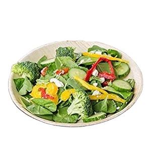 Plat de service jetable gravé en feuille de palmier Areca durable Assiettes de camping écologiques pour campings écologiques - Product Image 5