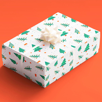 Design personnalisé coloré réveillon de noël biscuits pâtisserie bonbons boîte cadeau boîte d'emballage de décoration de noël