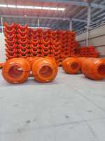Polyéthylène (PE) Clam Shell Design PU Mousse Remplissage Dragage Pipeline Flotteur pour Flottant HDPE Dragage Pipeline