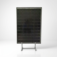Panneau solaire bifacial 100W 110W 115W 182mm N-Type 18V pour camping-car, bateau, hors réseau, efficacité 20%, 16 cellules BB, module solaire