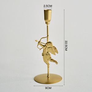 Candelabri in Metallo all'Ingrosso, Decorazione di Alta Gamma per Matrimoni, <span class=keywords><strong>Portacandele</strong></span> Alto Nero e <span class=keywords><strong>Oro</strong></span>, Artigianato per la Casa - Product Image 5